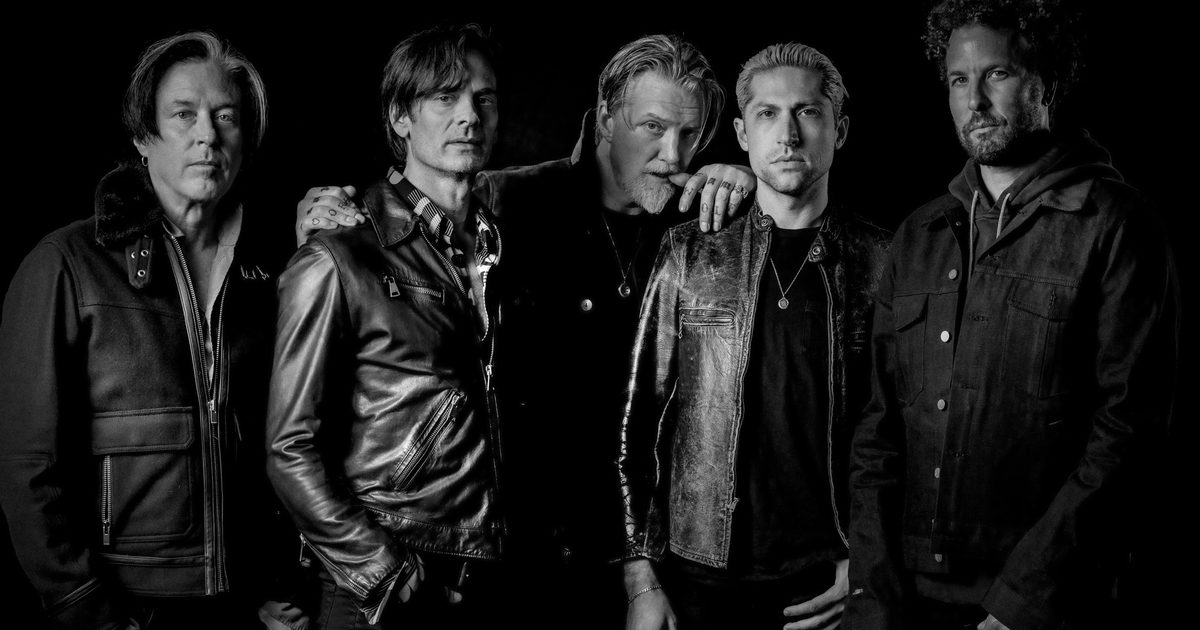 Queens of the Stone Age promotional photograph featuring Josh Homme